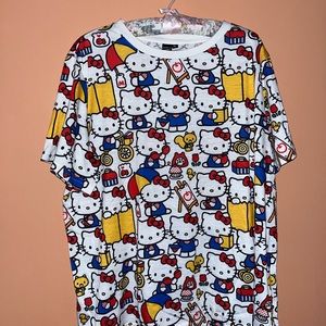 💥3 for $15! Shein x Hello Kitty All-Over Print Shirt